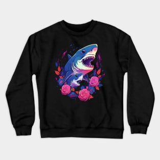 Shark Mothers Day Crewneck Sweatshirt